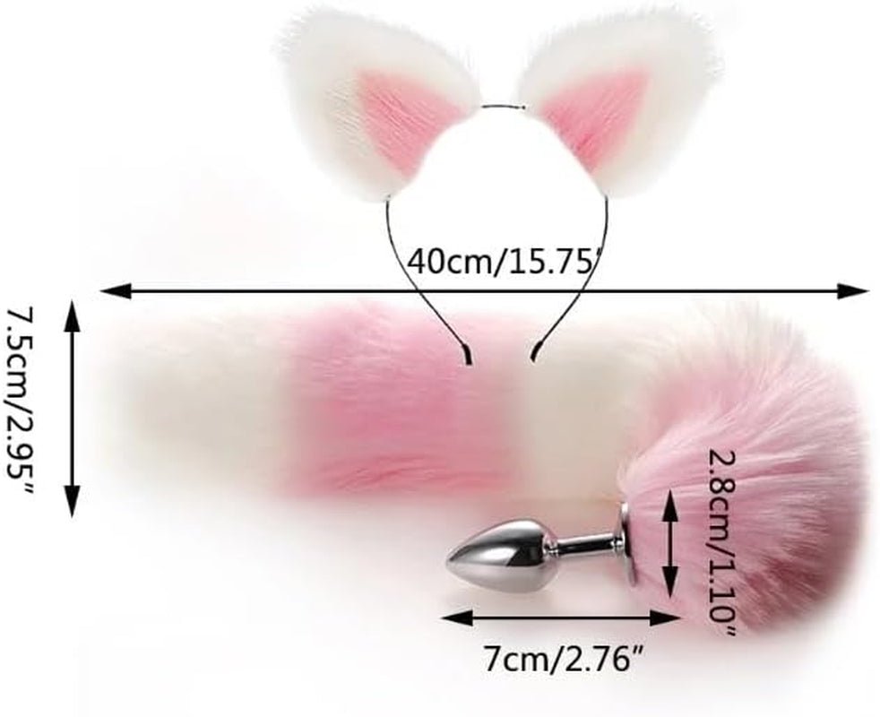 PlayKit Beginner Fox Tail Anal Plug Cosplay Set - SinfulX - 