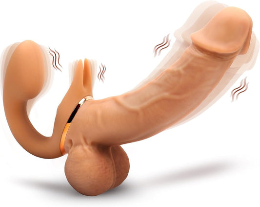 EchoFlex Rotating Strapless Strap On Vibrator - SinfulX - Personal Care > Sexual Wellness > Strapless Strap - On