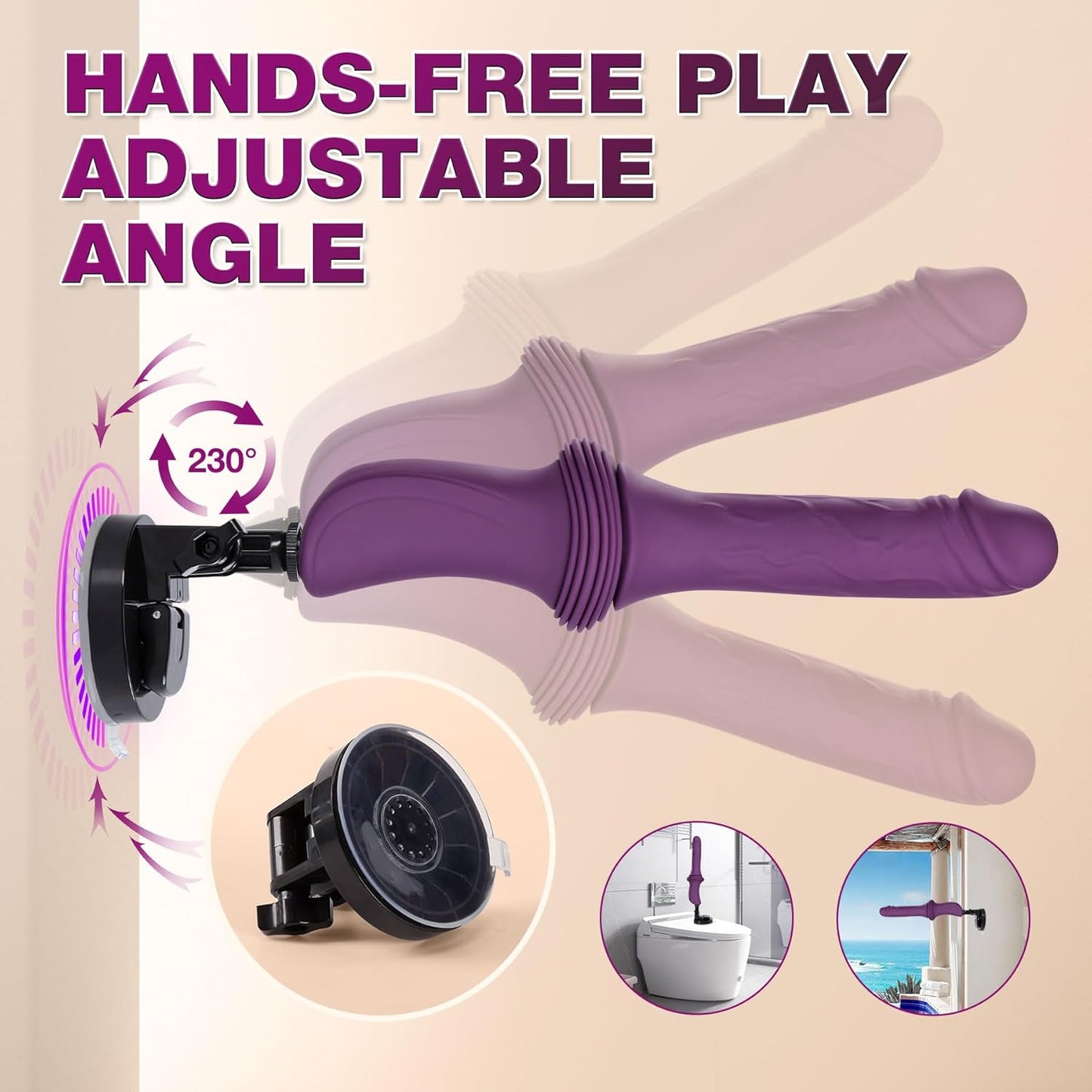 FlexExtend Heated Thrusting Dildo with Suction Base - SinfulX - 