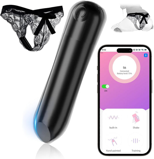 SyncWear App Remote Wearable Bullet Vibrator 10 Modes Quiet - SinfulX - Personal Care > Sexual Wellness > Bullet Vibrator