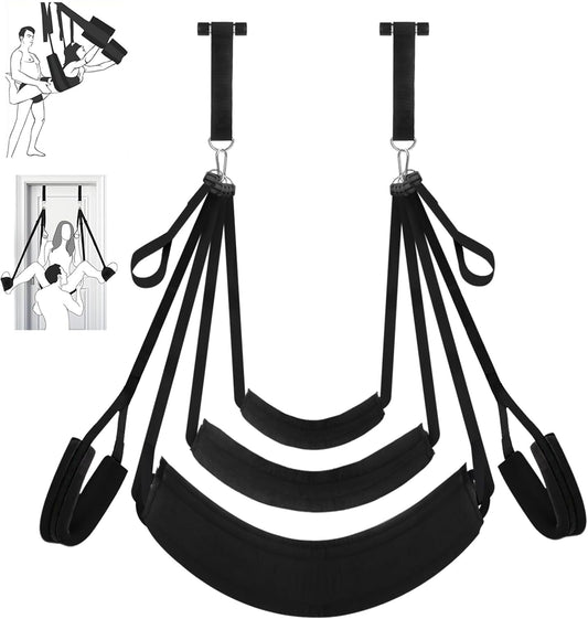 VelvetLift Door Sex Swing with Cushions & Armrests - SinfulX - 