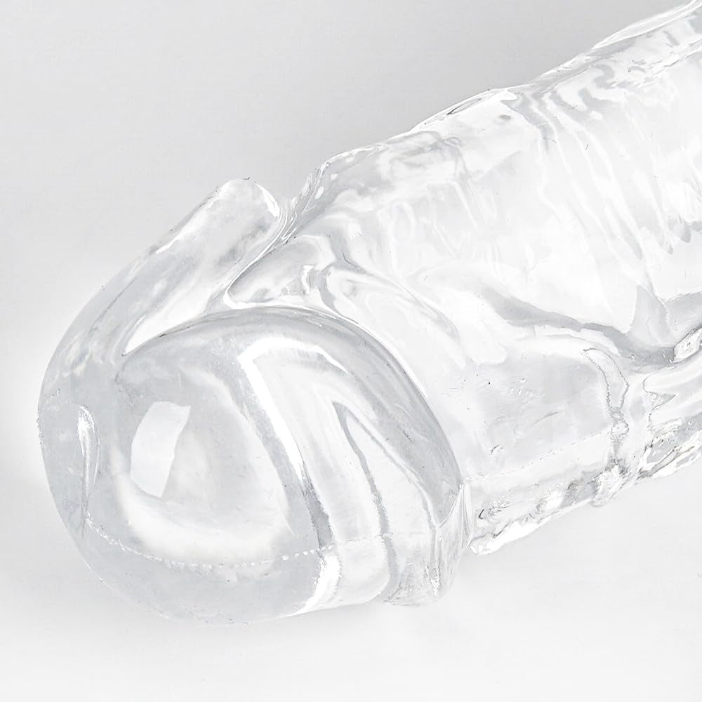 21.7 * 2.2 Inches Double - Ended Huge Dildo, Realistic Ultra - Long Thick Dildo, Wide Extra Large Double - Sided Dildos,Giant Fat XXXL Penis, Transparent Doubles Headed Penis,Suitable for Women/Men/Lesbians - SinfulX - 