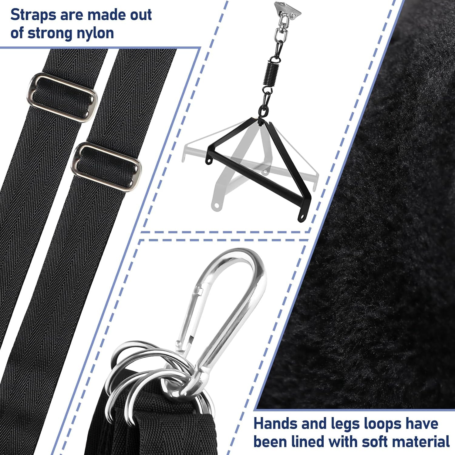 VortiqX 360° Spinning Ceiling Sex Swing 800lb - SinfulX - Personal Care > Sexual Wellness > Sex Swing