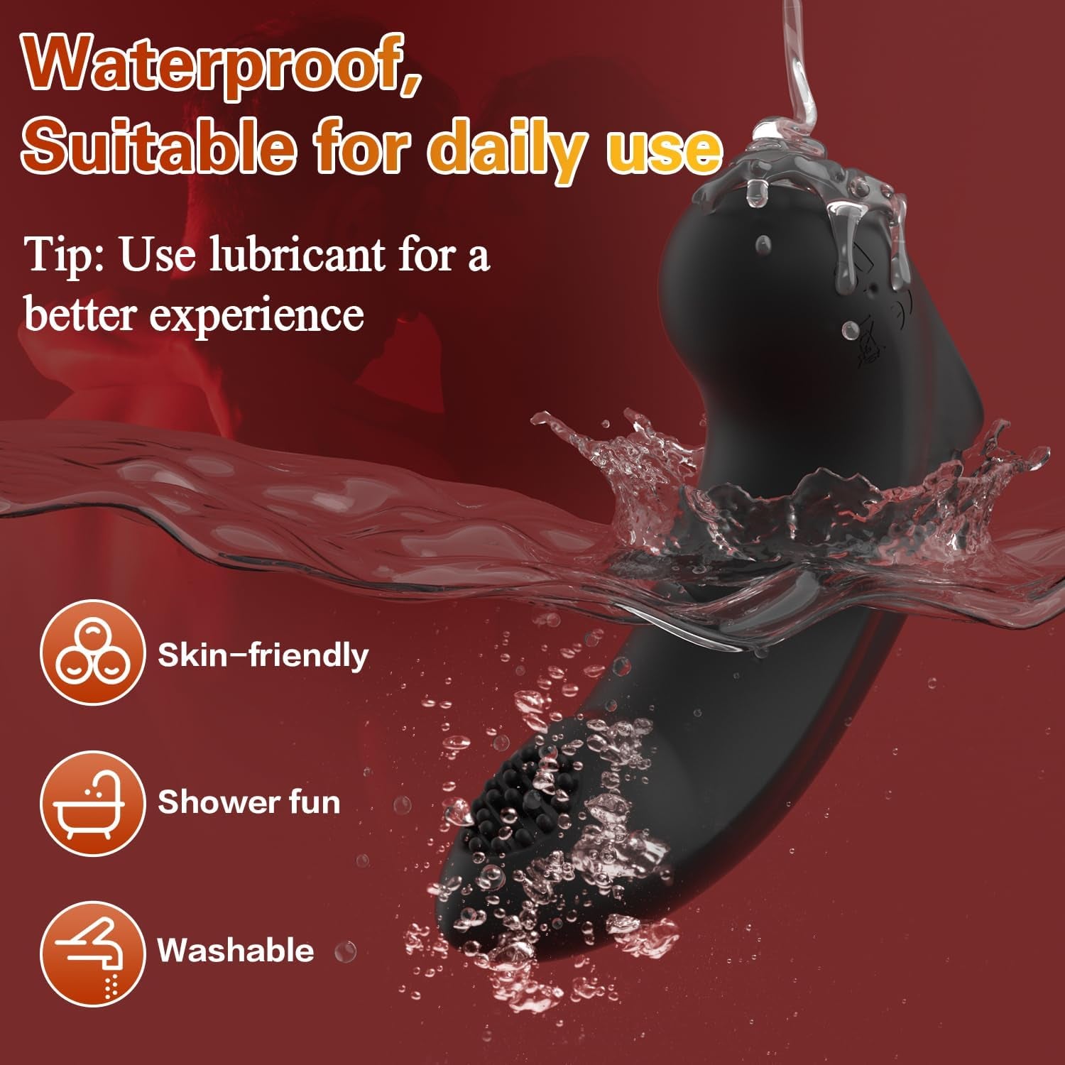 NoirTouch Finger Vibrator 10 Modes Waterproof Quiet Black - SinfulX - Personal Care > Sexual Wellness > Finger Vibrator