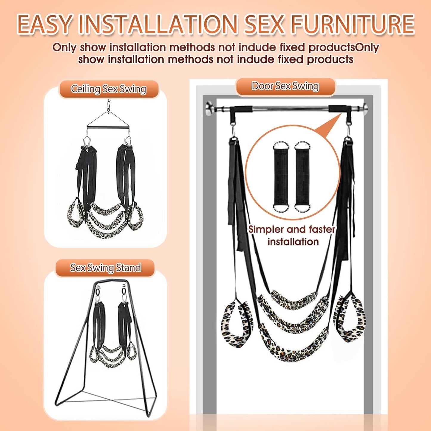 VersaLift Adjustable Door Sex Swing 400lb - SinfulX - 