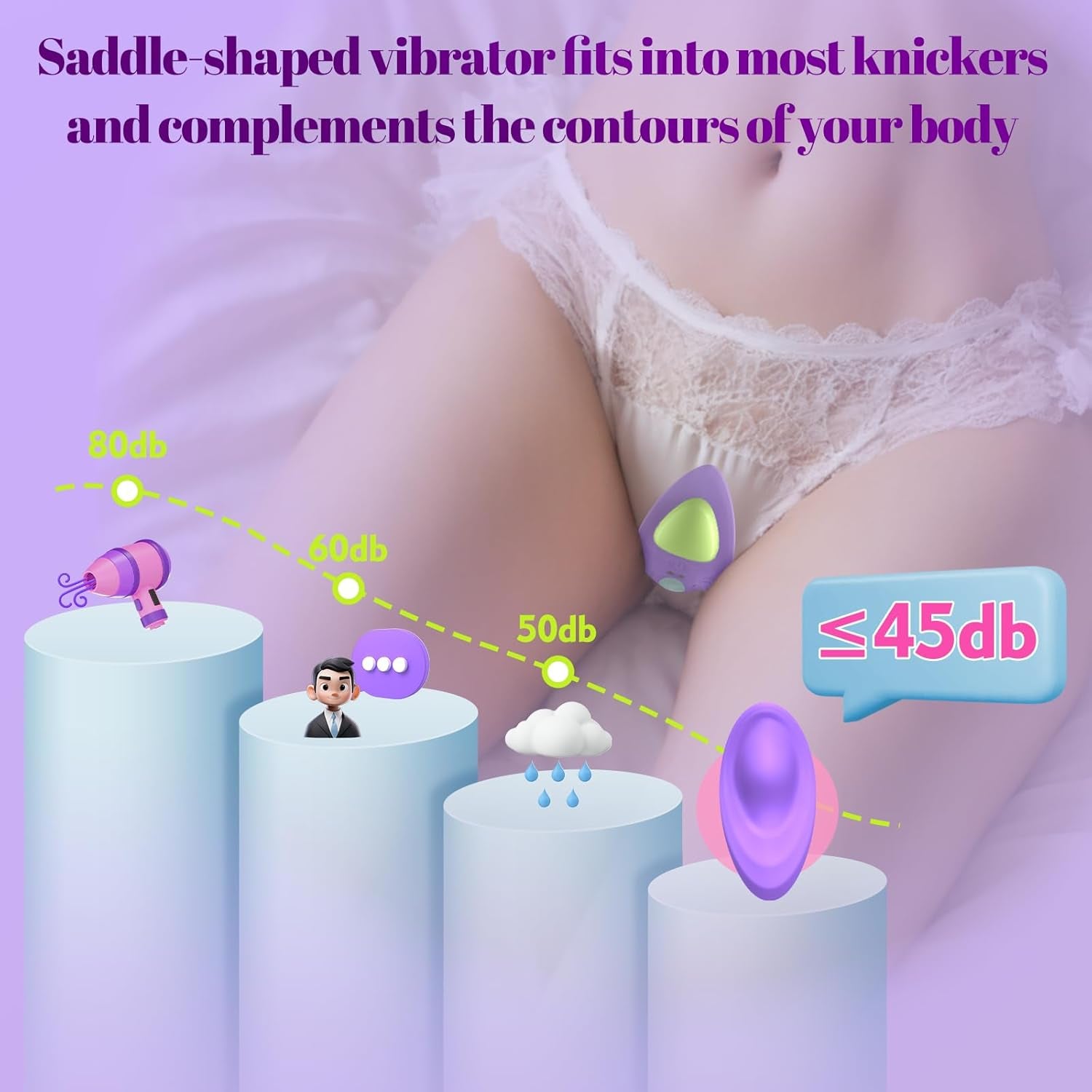 StealthClip Magnetic Wearable Panty Vibrator 10 Modes - SinfulX - Personal Care > Sexual Wellness > Panty Vibrator