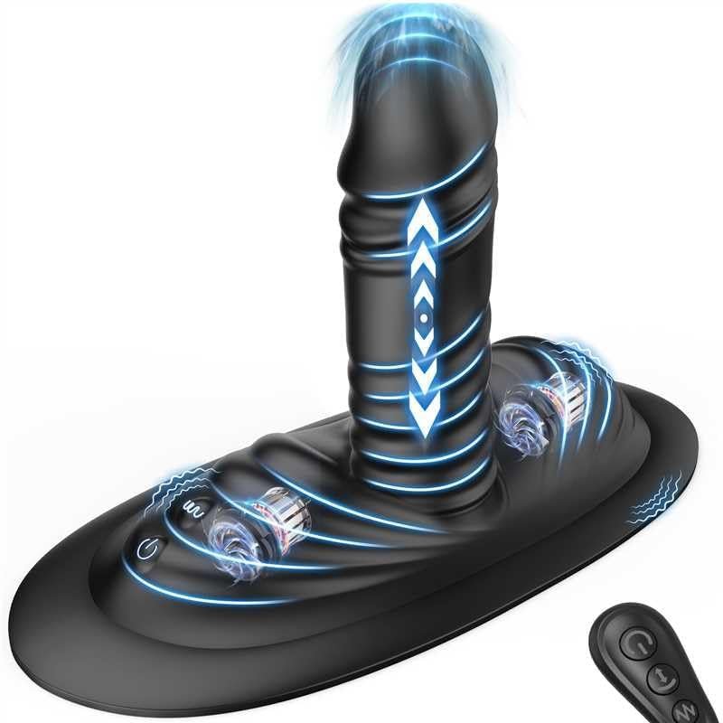 Belsar Prostate Massager Male Sex Toys for Men, Riding Grinding but Plug Anal Toys Women Sex Toy Adut Toys AI APP Remote Control 9 Vibrating 3 Thrusting, Anal G Spot Vibrator Strapless Strap - On Dildo - SinfulX - 