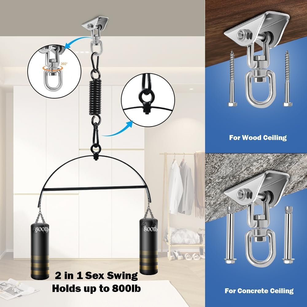 StealthSpin 360° Spinning Sex Swing - SinfulX - 