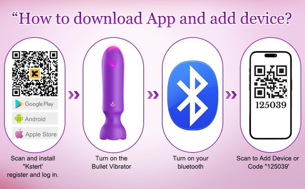 VibeLink App Control Bullet Vibrator 9 Modes Waterproof Quiet - SinfulX - Personal Care > Sexual Wellness > Bullet Vibrator