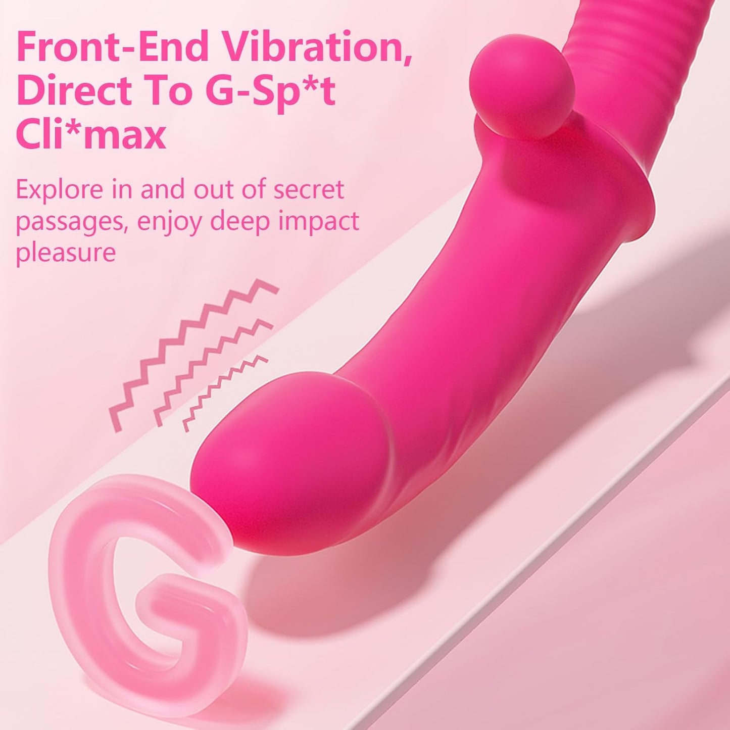 SyncFit Strap On Harness Double Ended Vibrator - SinfulX - Personal Care > Sexual Wellness > Strapless Strap - On