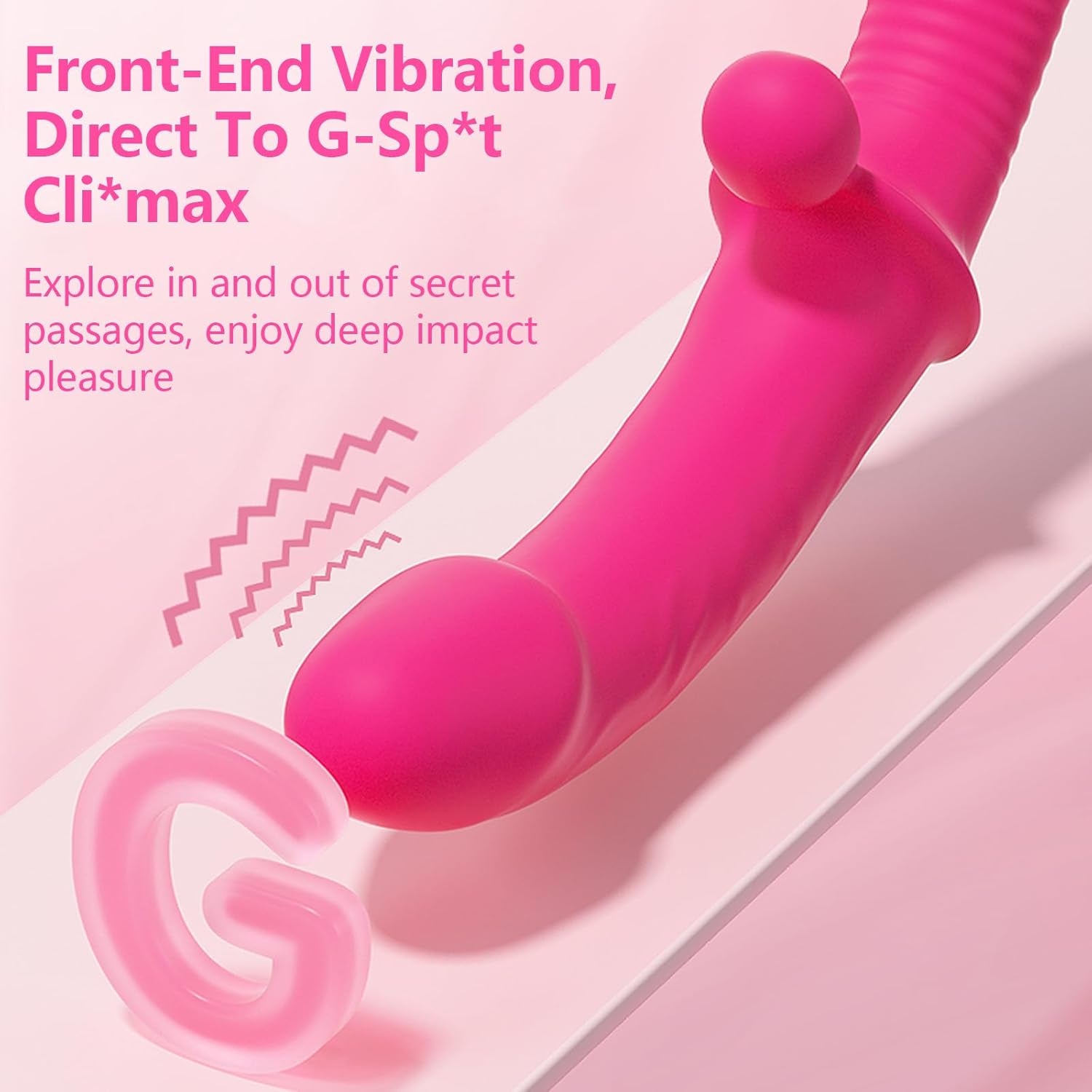 SyncFit Strap On Harness Double Ended Vibrator - SinfulX - Personal Care > Sexual Wellness > Strapless Strap - On
