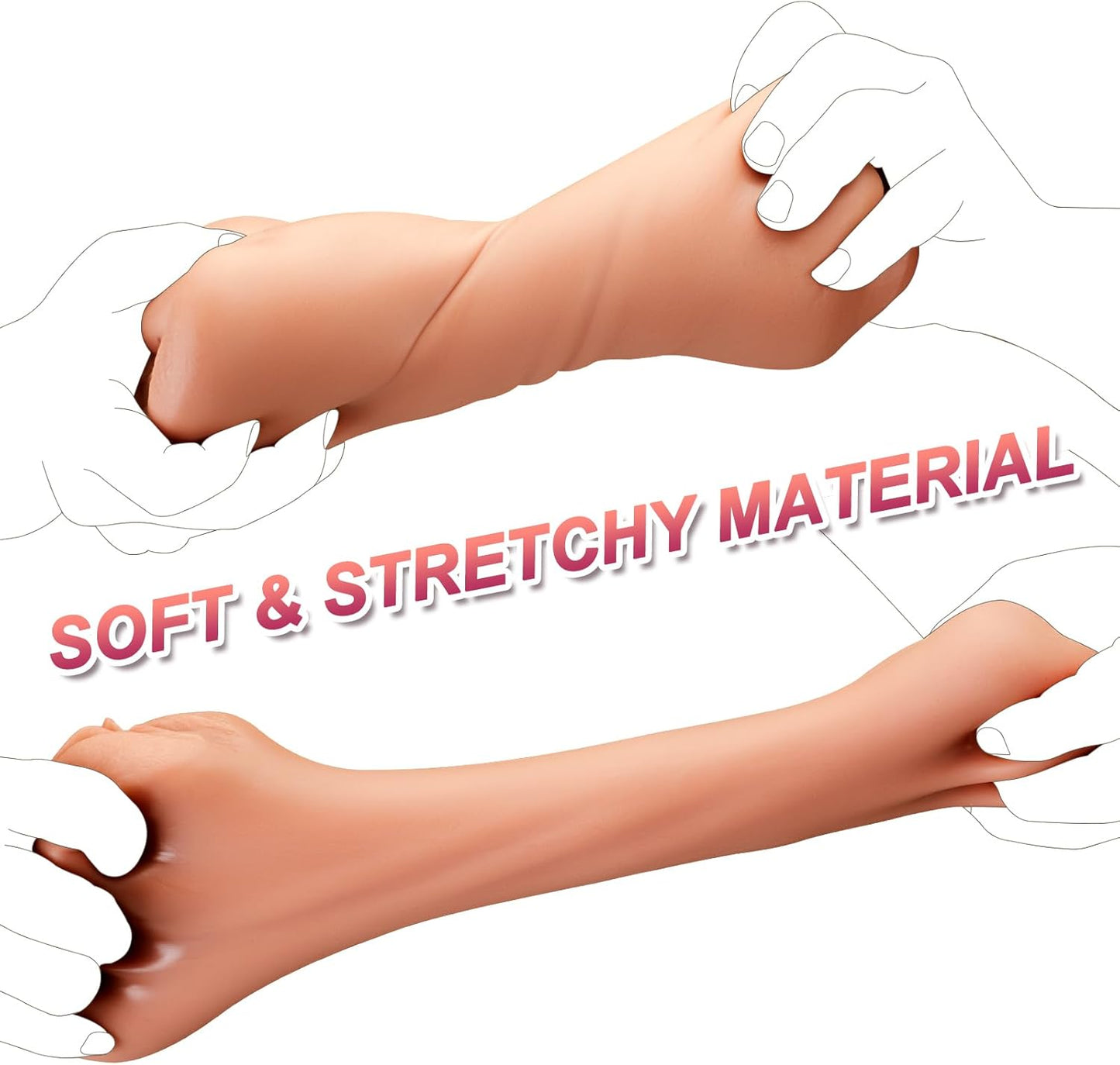3 in 1 Pocket Pussy Male Masturbator with Bullet Vibrator 10 Patterns - Adult Sex Toy for Men Penis Stimulation,Blowjob Stroker Toy with 3D Realistic Tight Anus&Real Mouth for Man Masturbation Pleasure - SinfulX - 