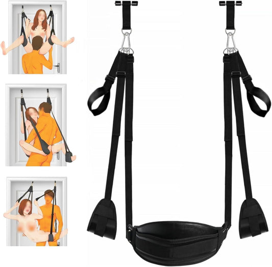 AcryluX Door Sex Swing with PU Cushion 300lb - SinfulX - Personal Care > Sexual Wellness > Sex Swing