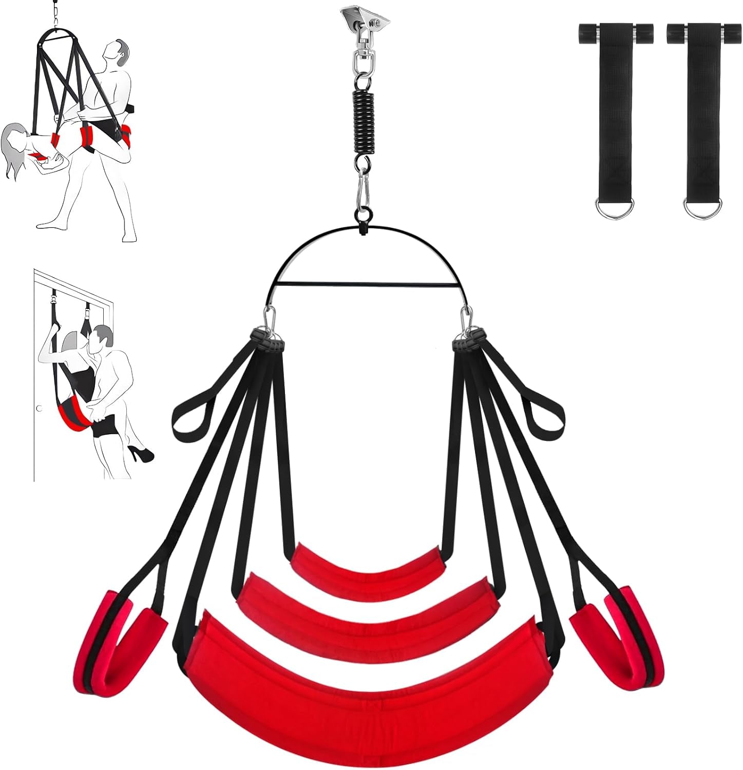 OrbitComfort 360° Adjustable Rotating Sex Swing - SinfulX - 