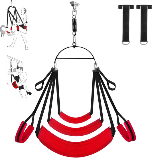 OrbitComfort 360° Adjustable Rotating Sex Swing - SinfulX - 