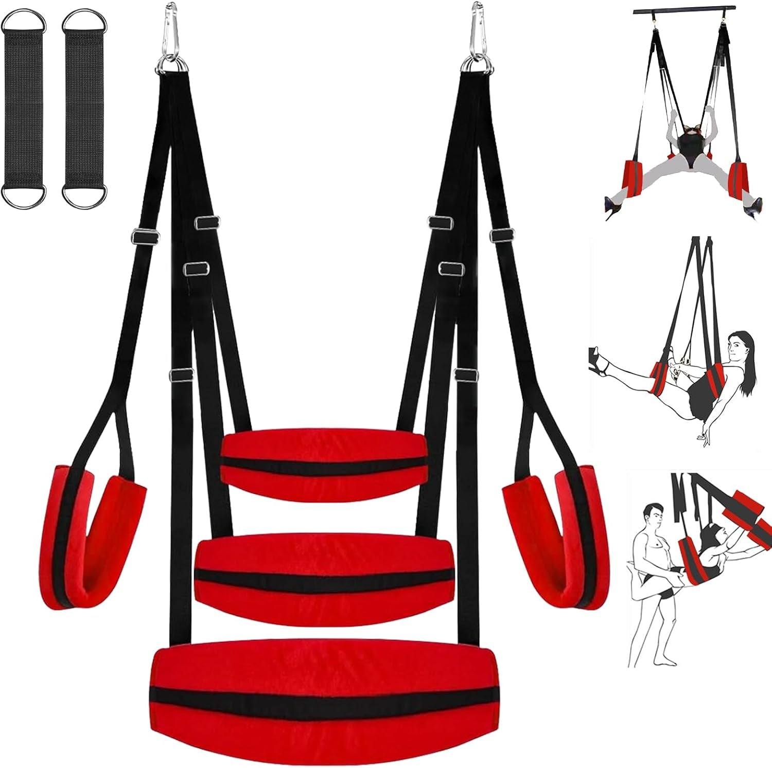 ScarletBond BDSM Sex Swing Adjustable - SinfulX - 