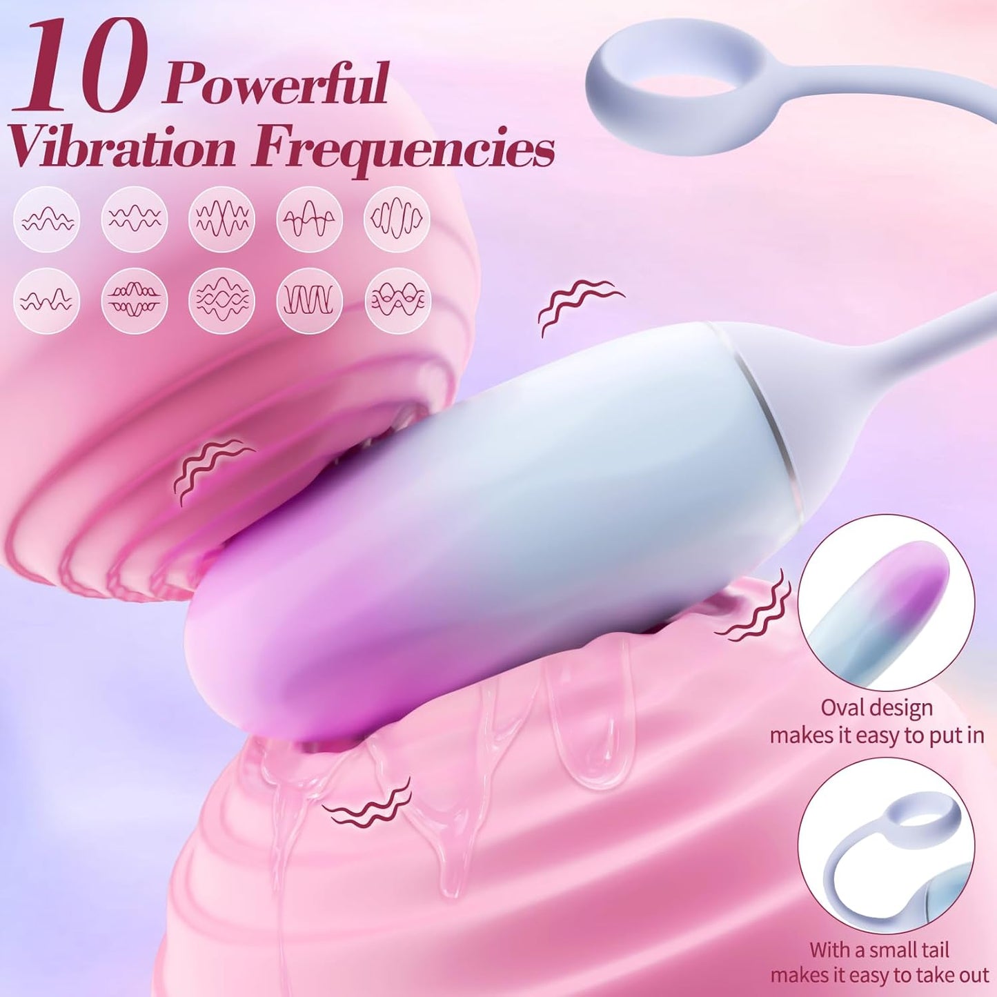 GradientPulse App Remote Vibrating Egg Bullet Waterproof Quiet - SinfulX - Personal Care > Sexual Wellness > Bullet Vibrator