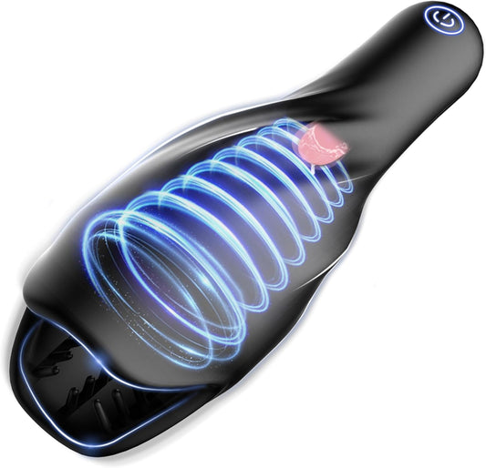 LickPulse 3 - in - 1 Licking Suction Male Stroker 10 Modes - SinfulX - Personal Care > Sexual Wellness > Male Suction Vibrator
