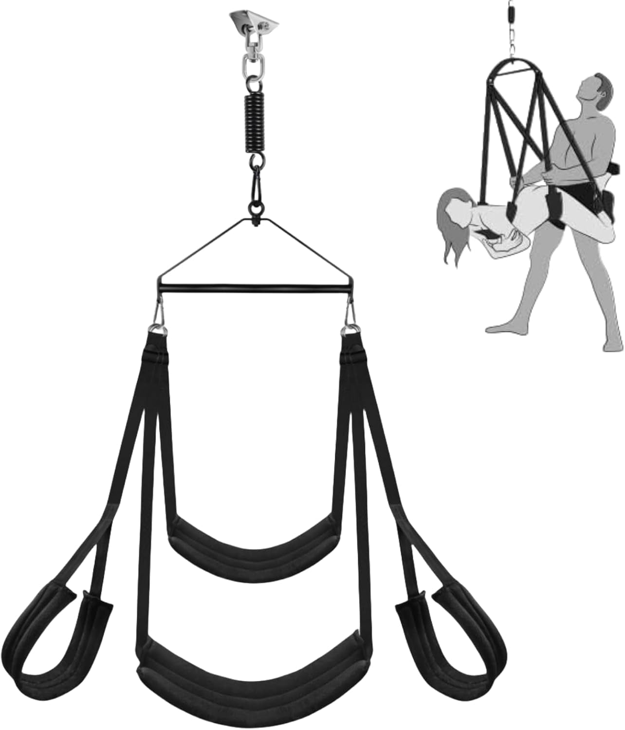 AerisyncX 360° Spinning Sex Swing Heavy Duty - SinfulX - Personal Care > Sexual Wellness > Sex Swing
