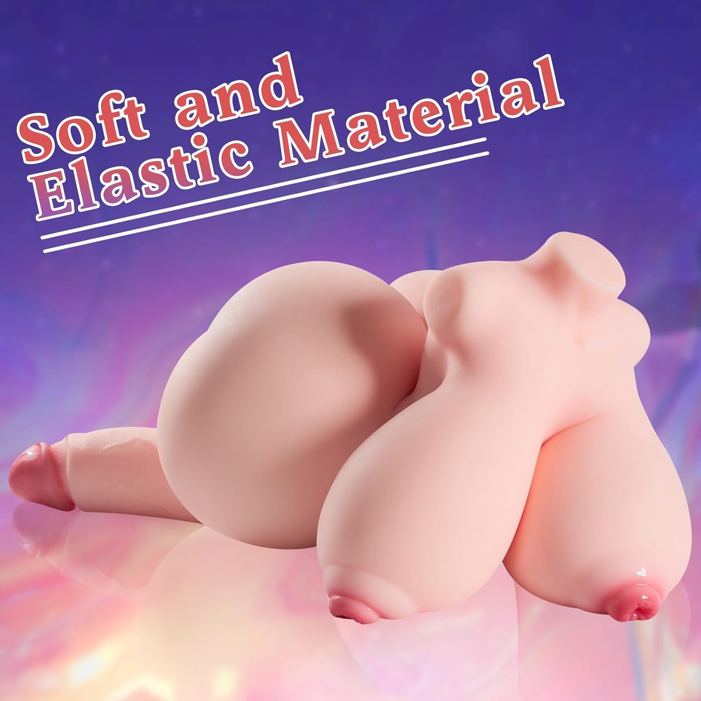 20.67LB Shemale Sex Doll Torso Futa Sex Toys Large with 5 Holes, 5 in 1 Trans Gay Sex Doll Male Masturbator with Penetrable Big Torso Dildo Pussy, Realistic Shemale Sex Torso Adult Toys for Men - SinfulX - 