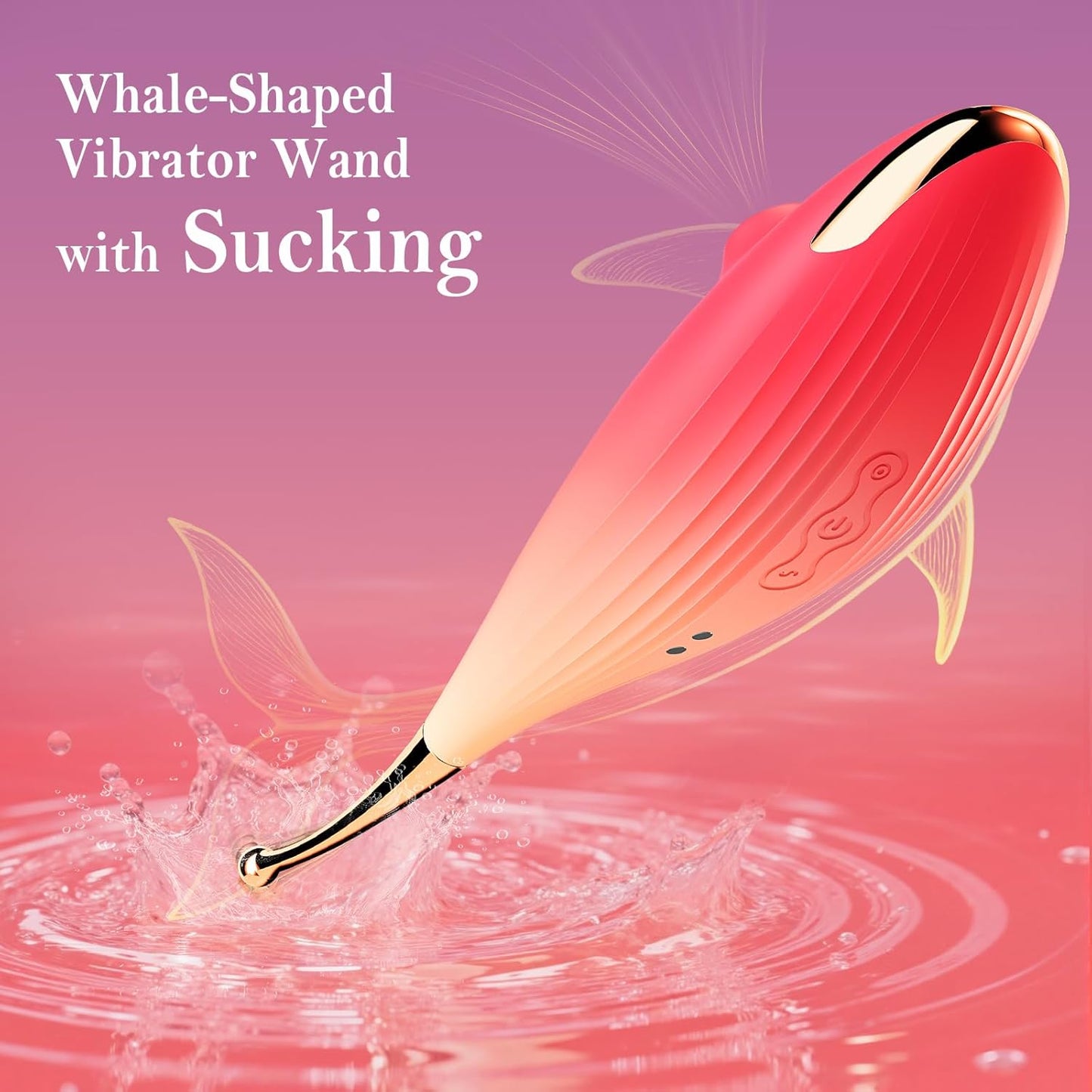 Sex Toy Clitoral Sucking Vibrator - 2 in 1 Clit Sucker G - Spot Vibrators with 7 Suction & Vibration Mode, Female Sex Toys Waterproof Clitoris Nipple Anal Stimulator, Adult Toys & Games for Women Couple - SinfulX - 
