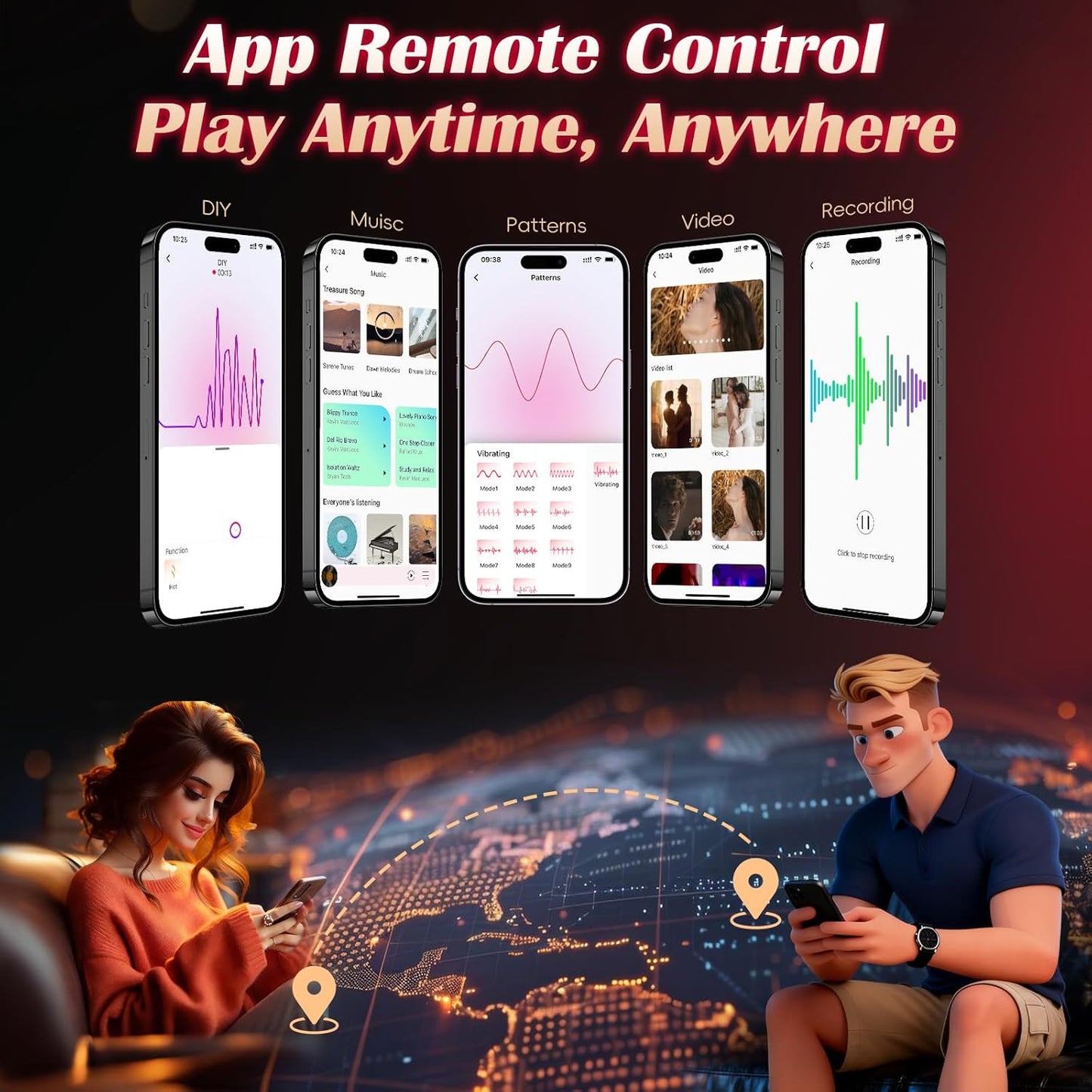 AeroPetal Clit Sucker Cock Ring App Remote 7 Modes Waterproof - SinfulX - Personal Care > Sexual Wellness > Couples Cock Ring