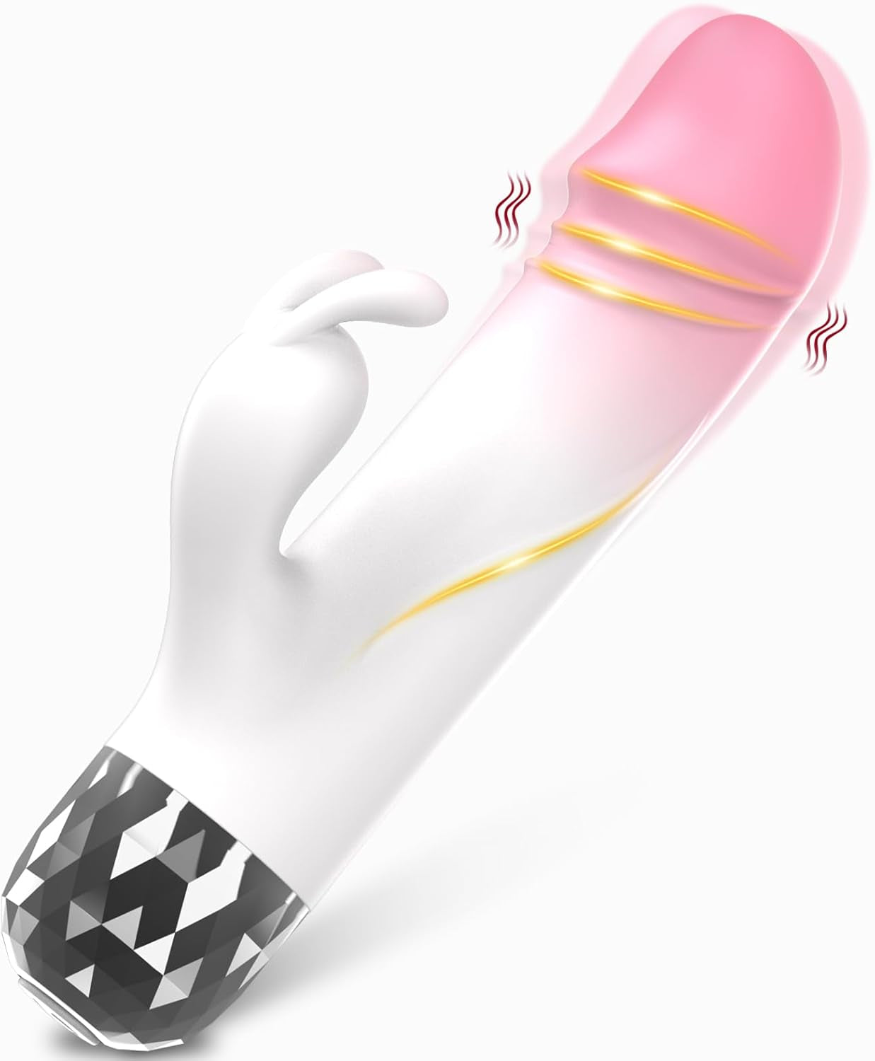 Mini G Spot Vibrator Dildo Sex Toys - Realistic Mini Bullet Vibrators with 9 Powerful Vibrations, Adult Female Sex Toy for G Spot Clitoral Nipple Clitoral Stimulation for Women
