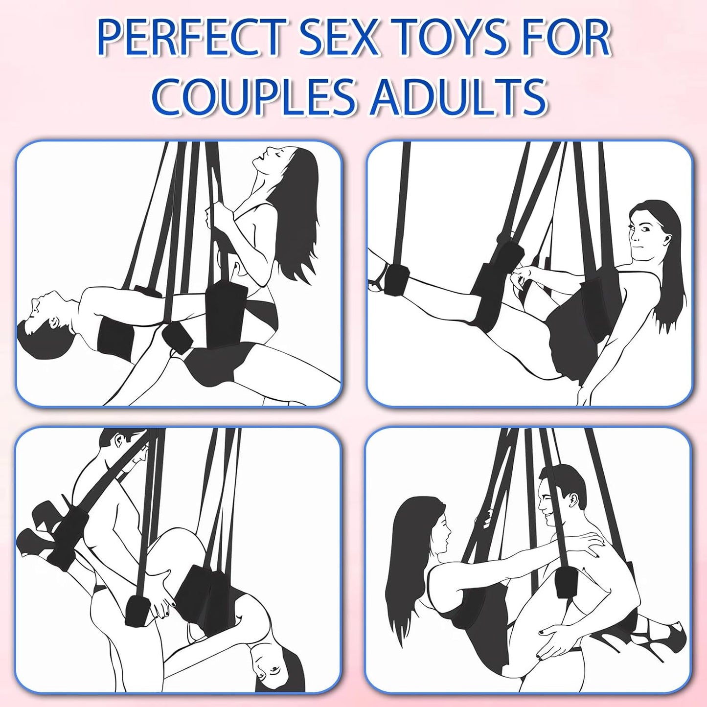 OrbitLux 360° Adjustable Ceiling Sex Swing - SinfulX - 