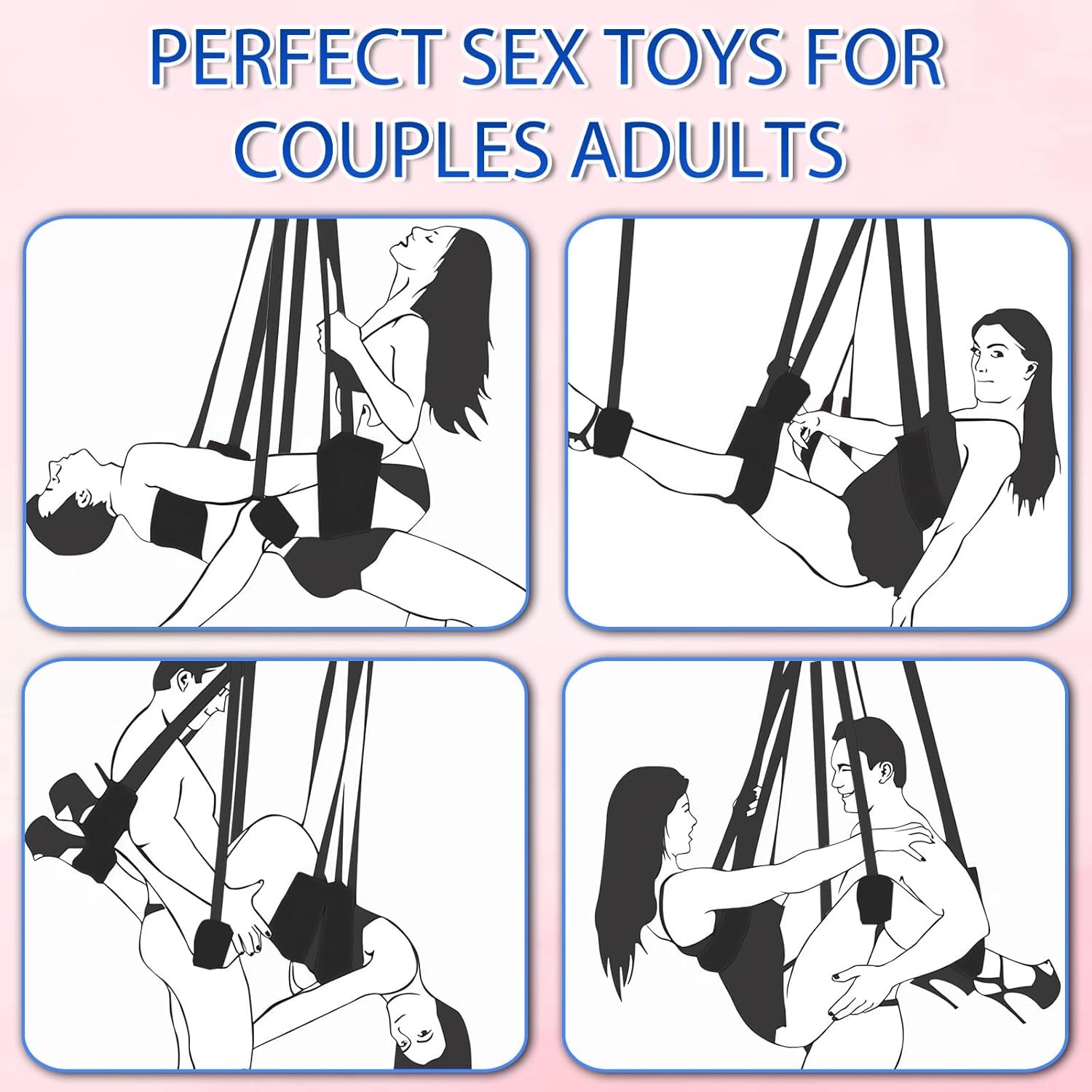 OrbitLux 360° Adjustable Ceiling Sex Swing - SinfulX - 