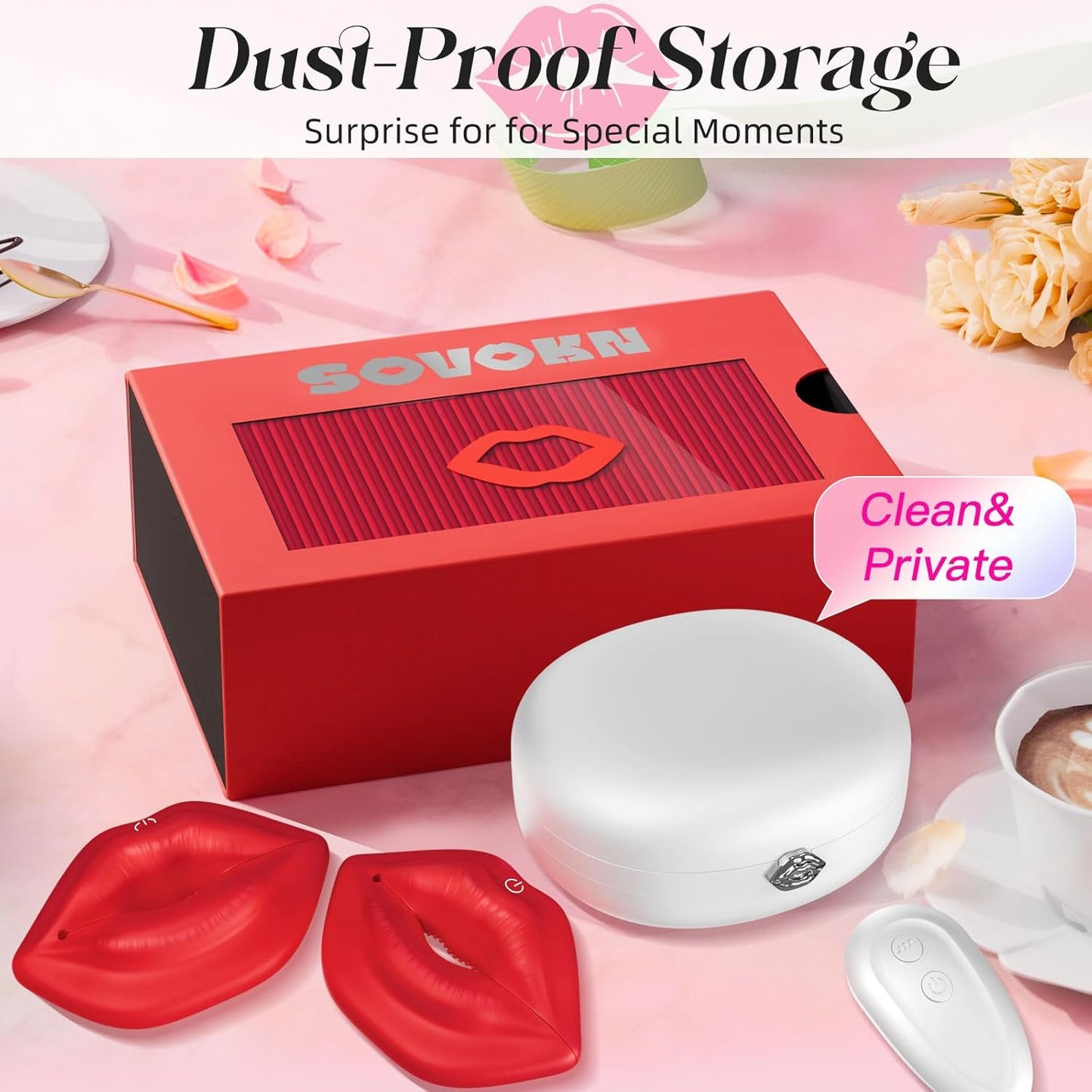 Nipple Clamps Sex Toys Vibrator - Upgrade Adjustable BDSM Nipple Toys with Smart Al APP Vibrators,  Vibrating Nipple Clamps with Dust-Proof Storage Box, Adult Toys & Games for Women Couples