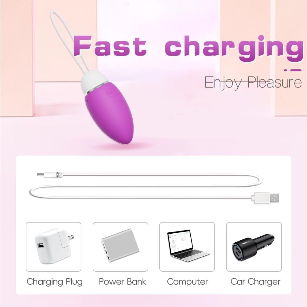 EmeraldSync App Remote Vibrating Egg 10 Modes Waterproof Quiet - SinfulX - Personal Care > Sexual Wellness > Bullet Vibrator