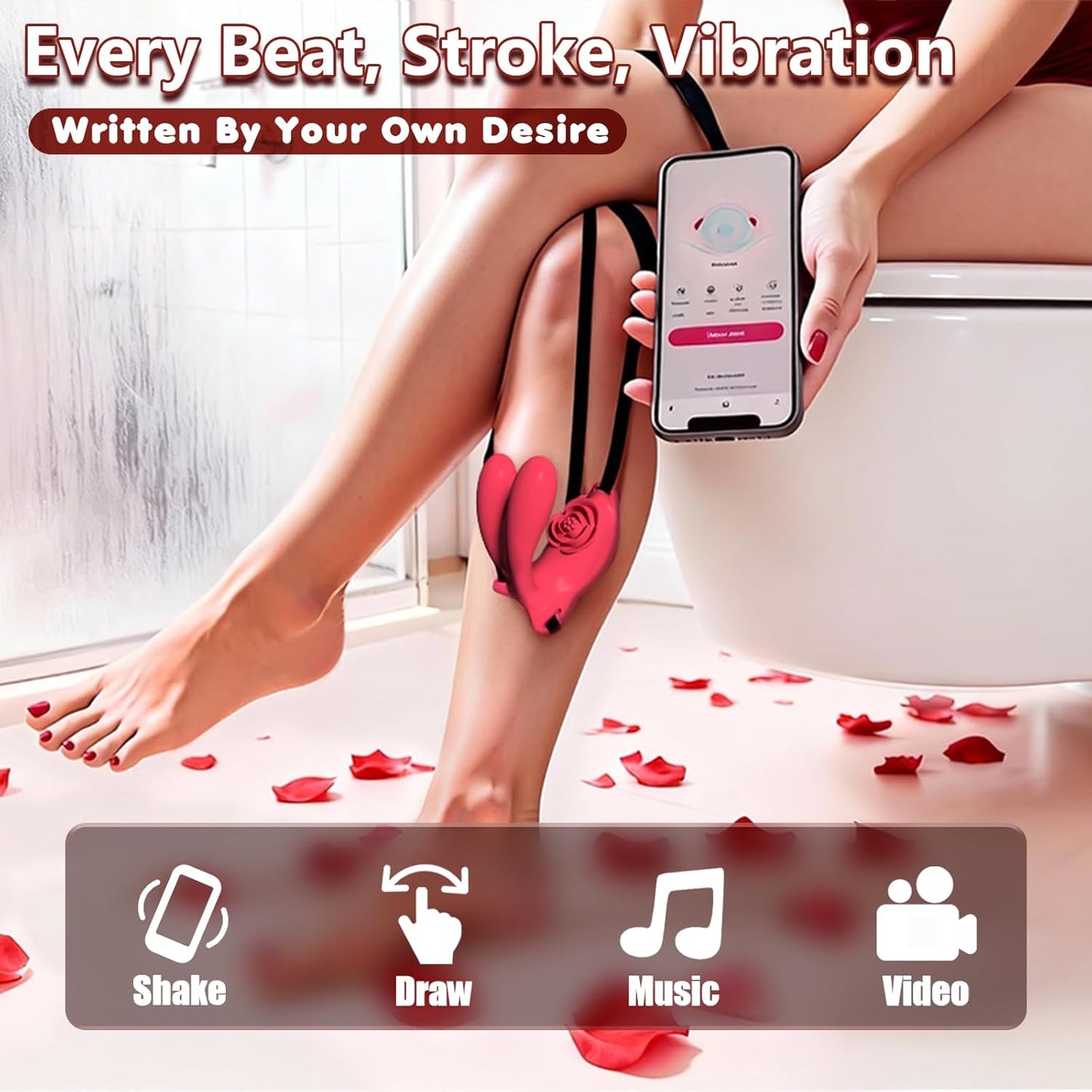 VelmoraSync App Remote Wearable Vibrator Couples G - Spot - SinfulX - Personal Care > Sexual Wellness > Panty Vibrator