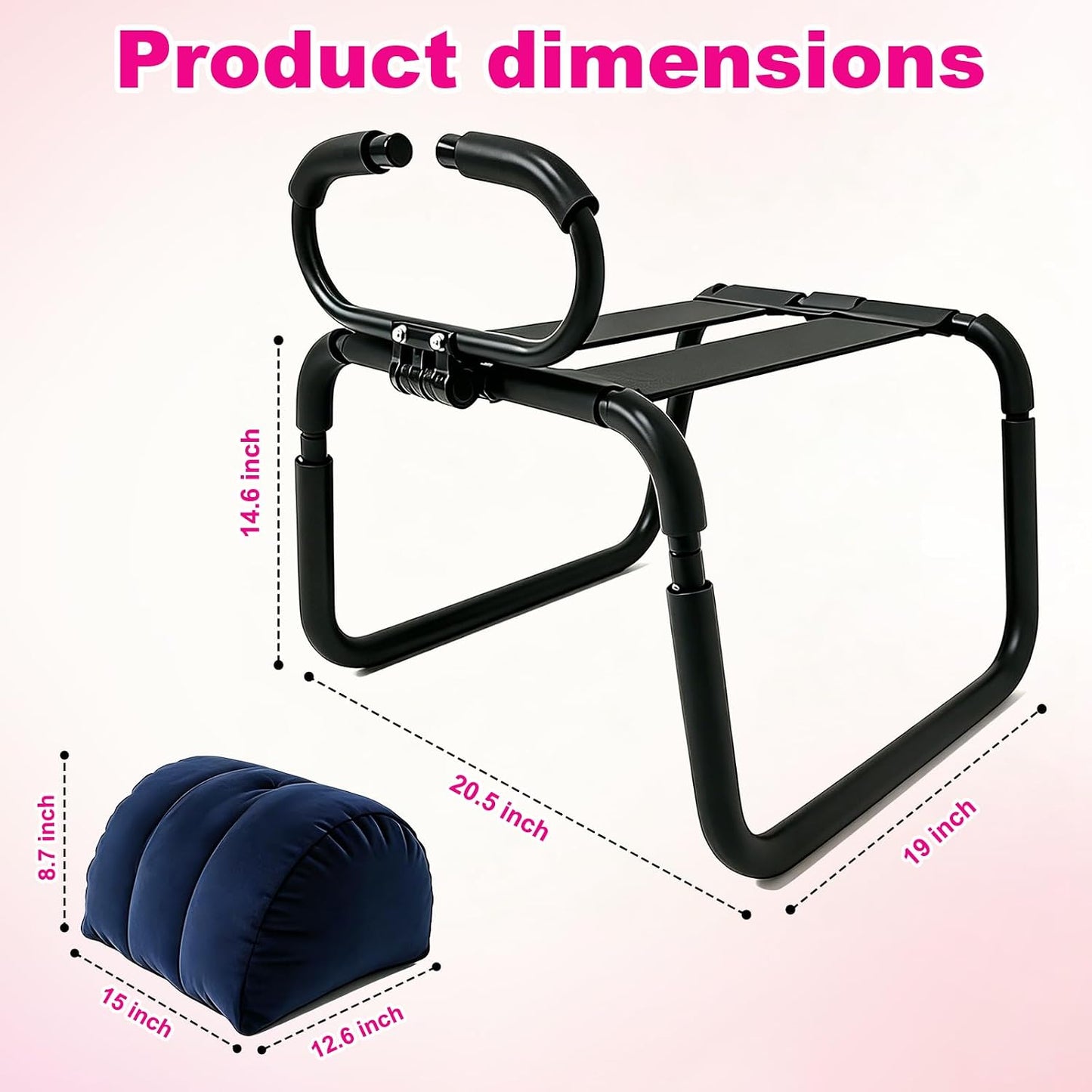 SinRider Bouncing Sex Stool | Elastic Seat & Toy Mount
