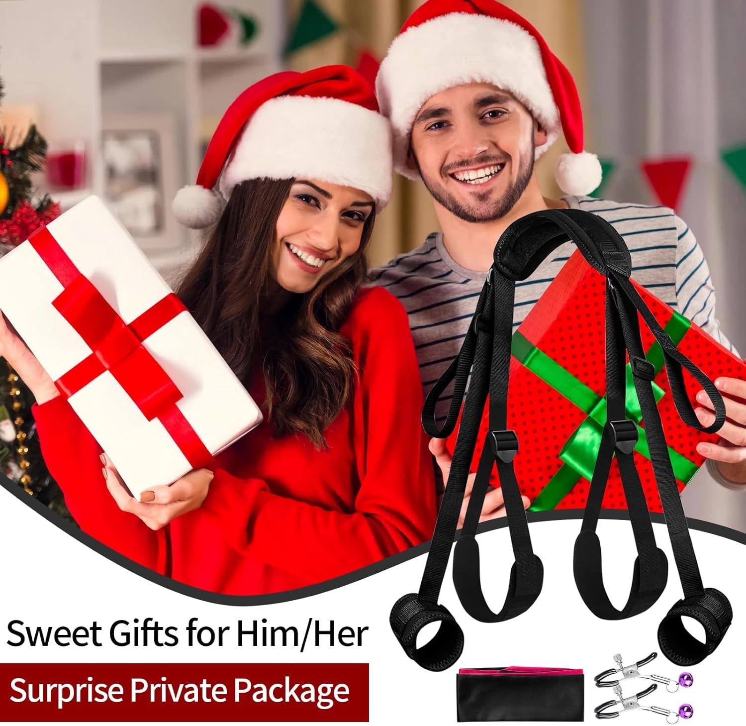 OpenForm Adjustable Sex Sling BDSM Kit Cuffs - SinfulX - Personal Care > Sexual Wellness > Sex Sling