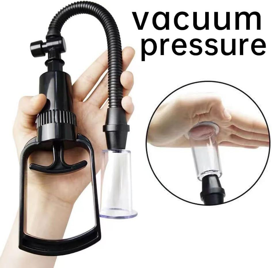 VesperX Pussy & Nipple Pump Set with 5 Cups | Manual Vacuum Pump