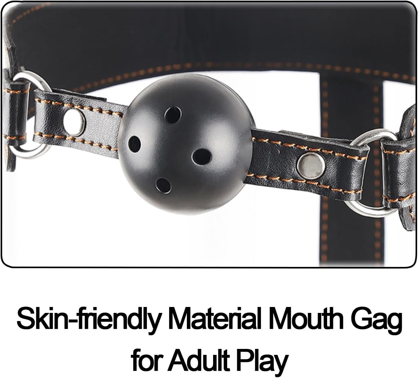 Anal Hook BDSM Sex Bondage, Ball Gag Restraints Kit, Sex Toys for Couple Adjustable behind Back Handcuffs Bondage Restraints Set, Bed SM Adult Sex Game Play, Sex Toys for Beginner - SinfulX - 