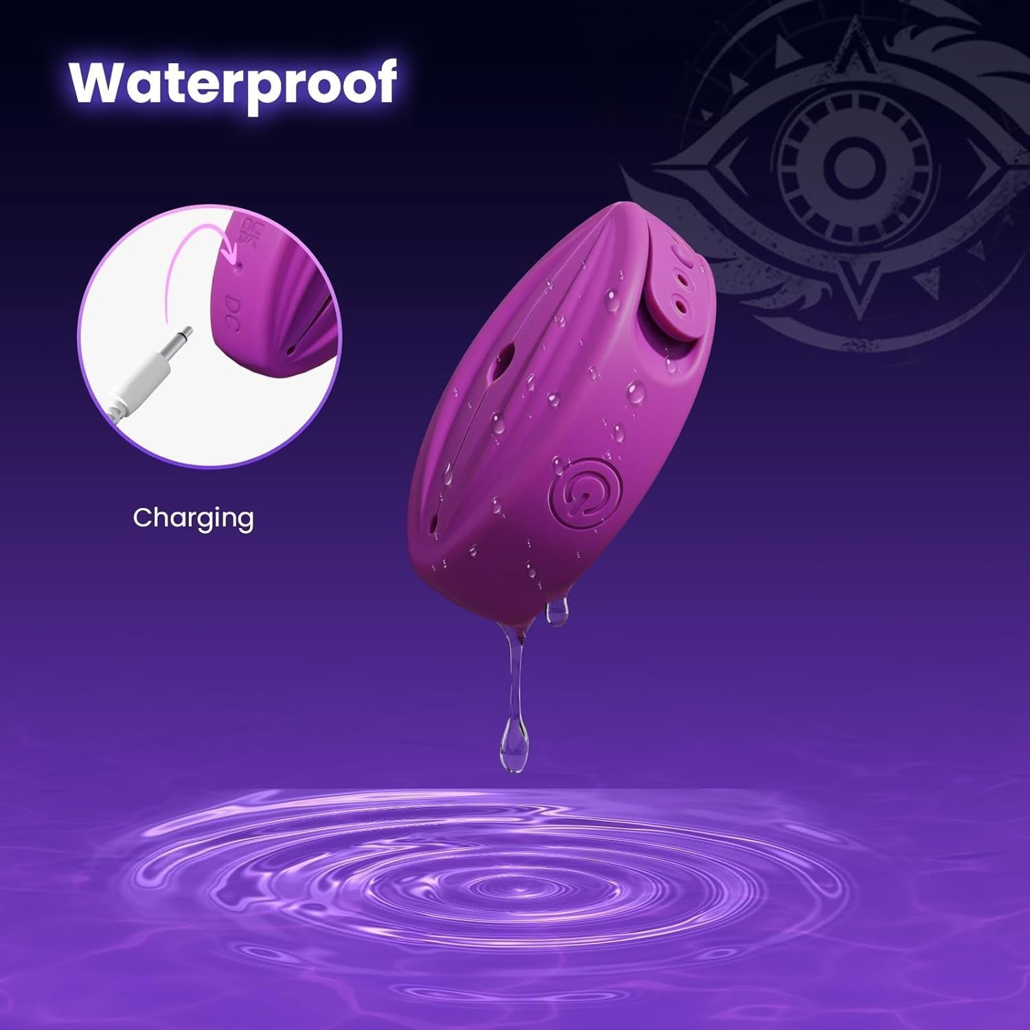 BDSM Vibrating Nipple Clamps, Small and Thin Nipple Vibrator for Women Couples, Adult Sex Toys & Games, Remote Control Lightweight Wearable Nipple Toys with 10 Modes