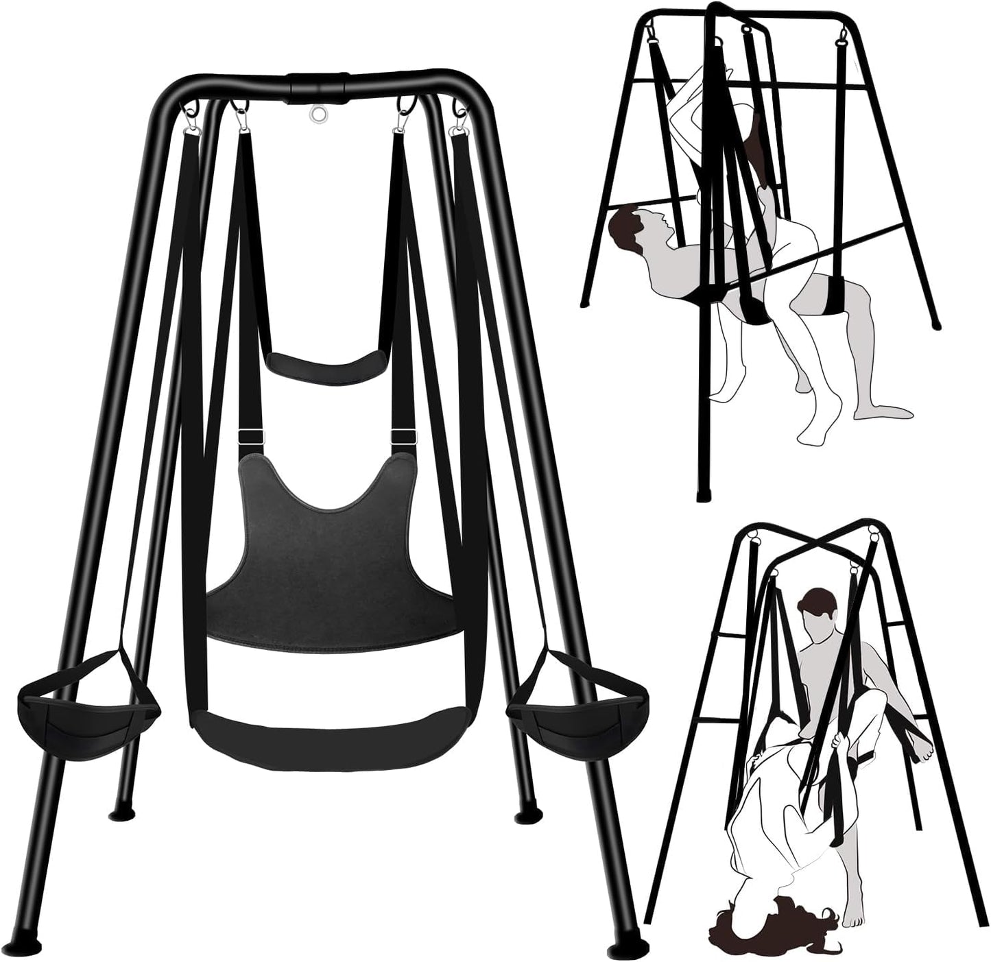 TitanFrame Freestanding Sex Swing Frame 800lb Adjustable - SinfulX - 