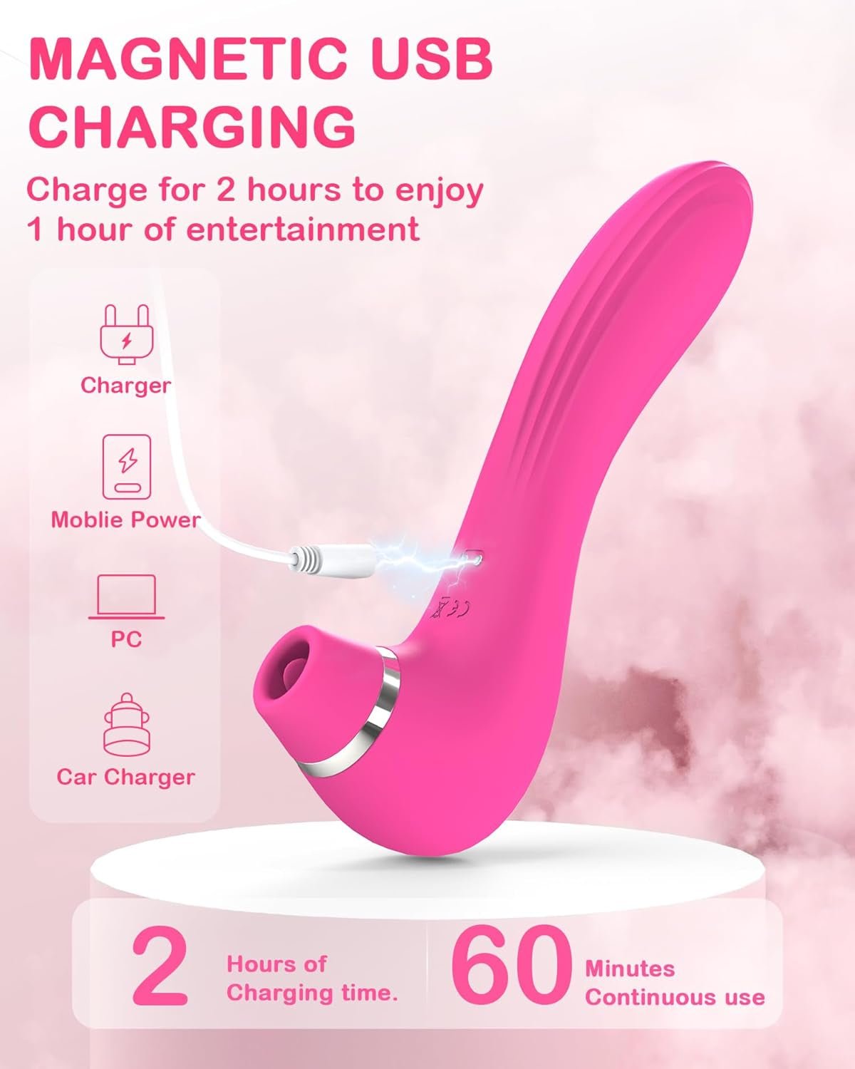 Clitoral Licking Sucking Vibrator Sex Toys,【App Control】 Tongue Sex Toy with 9 Vibrations 9 Tongue Licking with Sucking Modes, Clitoral G Spot Anal Adult Toy Nipple Clit Stimulator Sex Toys - SinfulX - 
