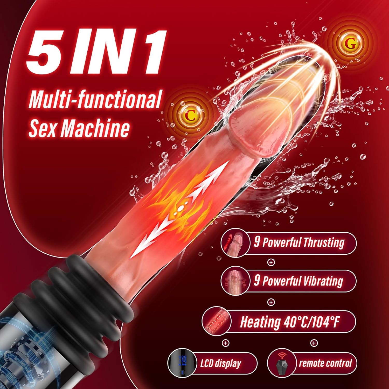 PowerMotion 6 - in - 1 Thrust Machine - SinfulX - 