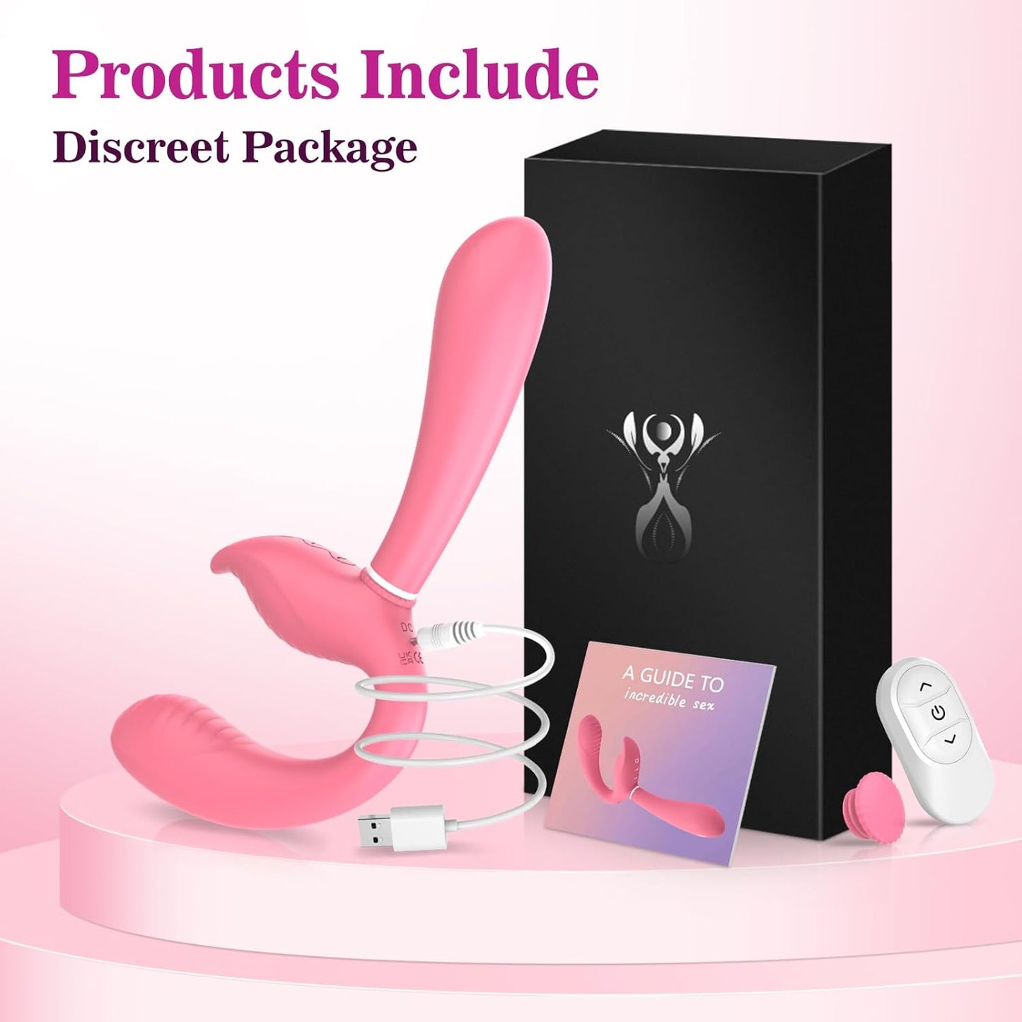 TriSync Strapless Strap On Vibrator Remote 3 Motor - SinfulX - Personal Care > Sexual Wellness > Strapless Strap - On