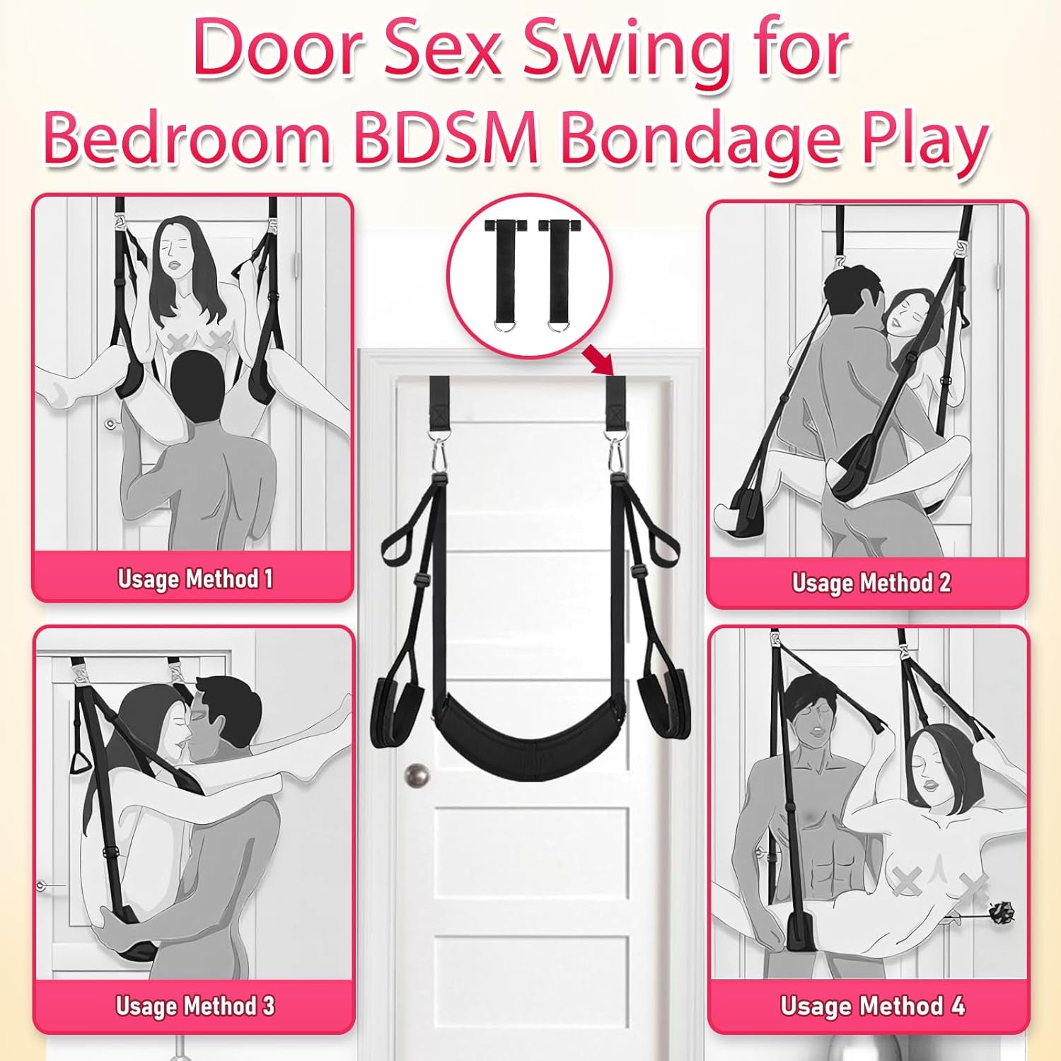 AeroRotate 2 - in - 1 360° Sex Swing 800lb - SinfulX - 