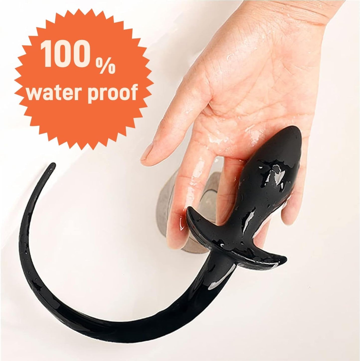 PuppyPlay Silicone Puppy Tail Butt Plug Trainer - SinfulX - 