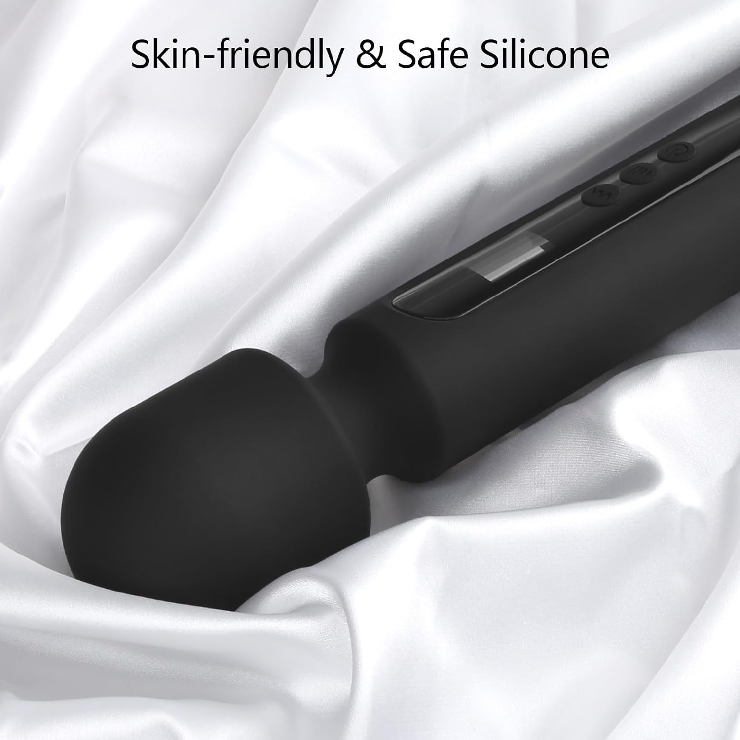 MidnightCommand 12" Wand Vibrator LCD Display 10 Patterns Waterproof - SinfulX - Personal Care > Sexual Wellness > Wand Vibrator