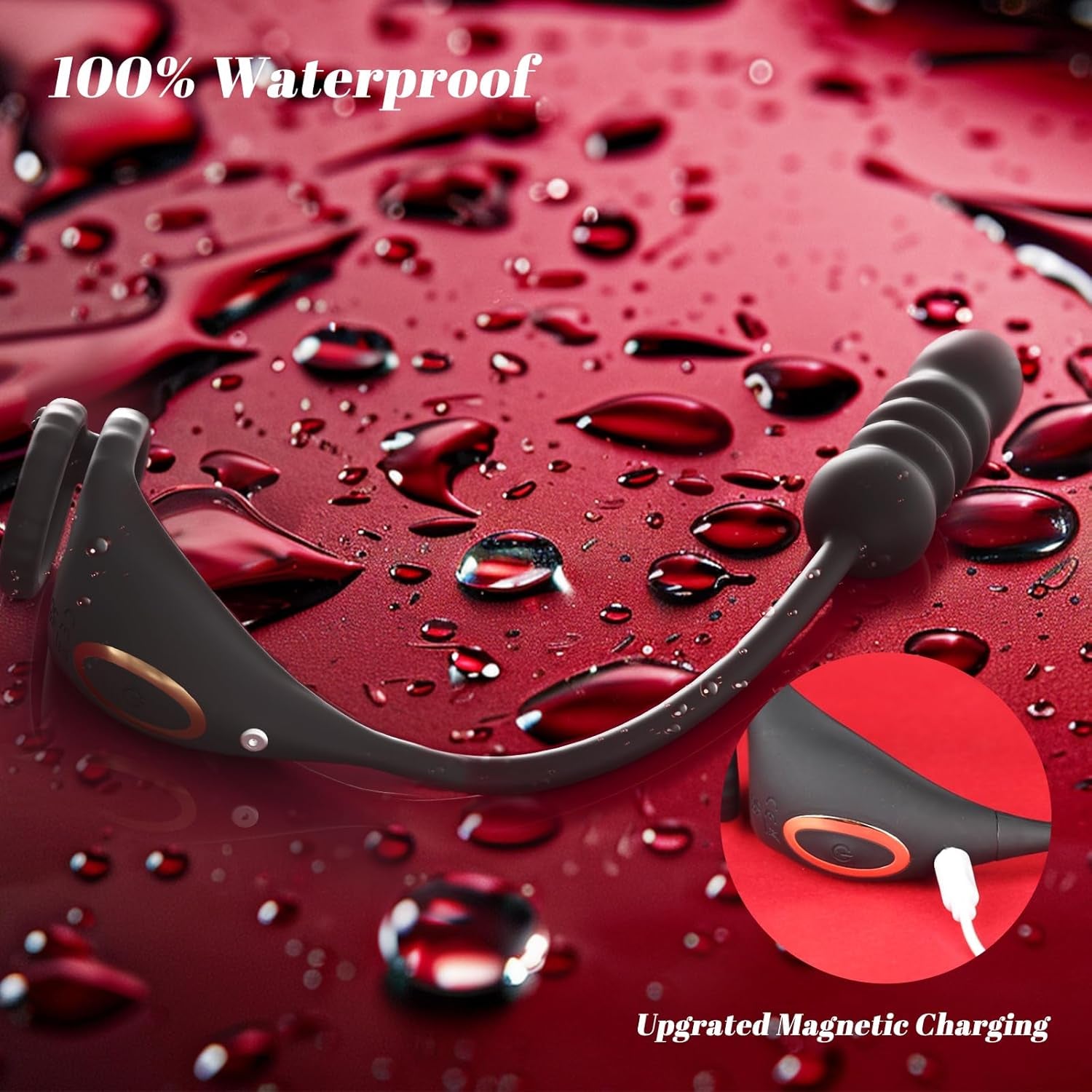 ThrustPulse Thrusting Prostate Massager Cock Ring Remote 9 Modes - SinfulX - Personal Care > Sexual Wellness > Prostate Massager Cock Ring