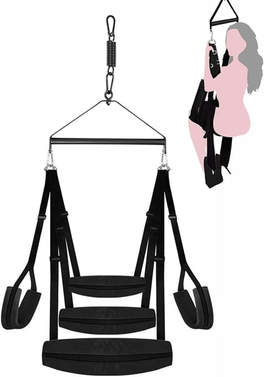 SpinVault 360° Ceiling Sex Swing 800lb Heavy Duty - SinfulX - Personal Care > Sexual Wellness > Sex Swing