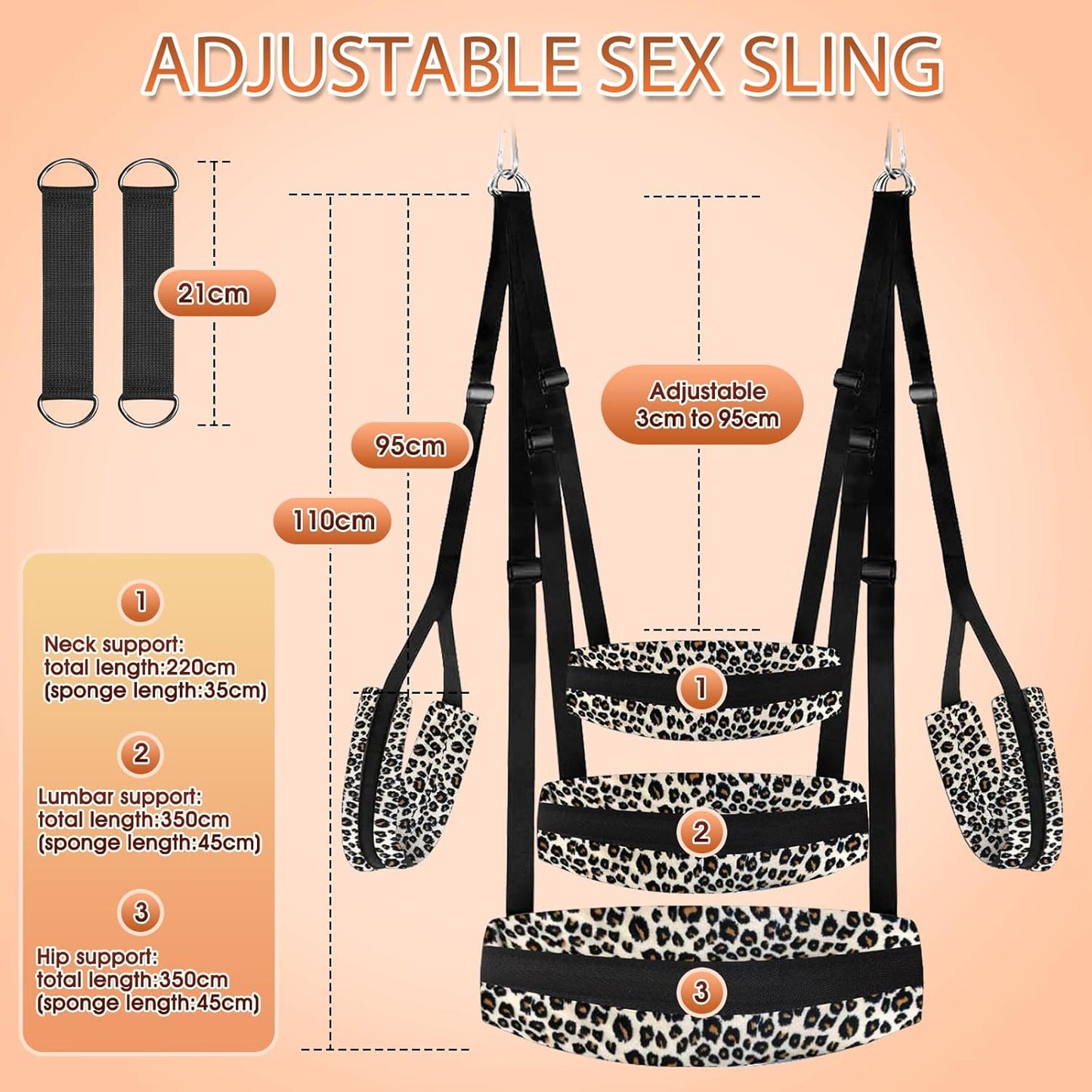 VersaLift Adjustable Door Sex Swing 400lb - SinfulX - 