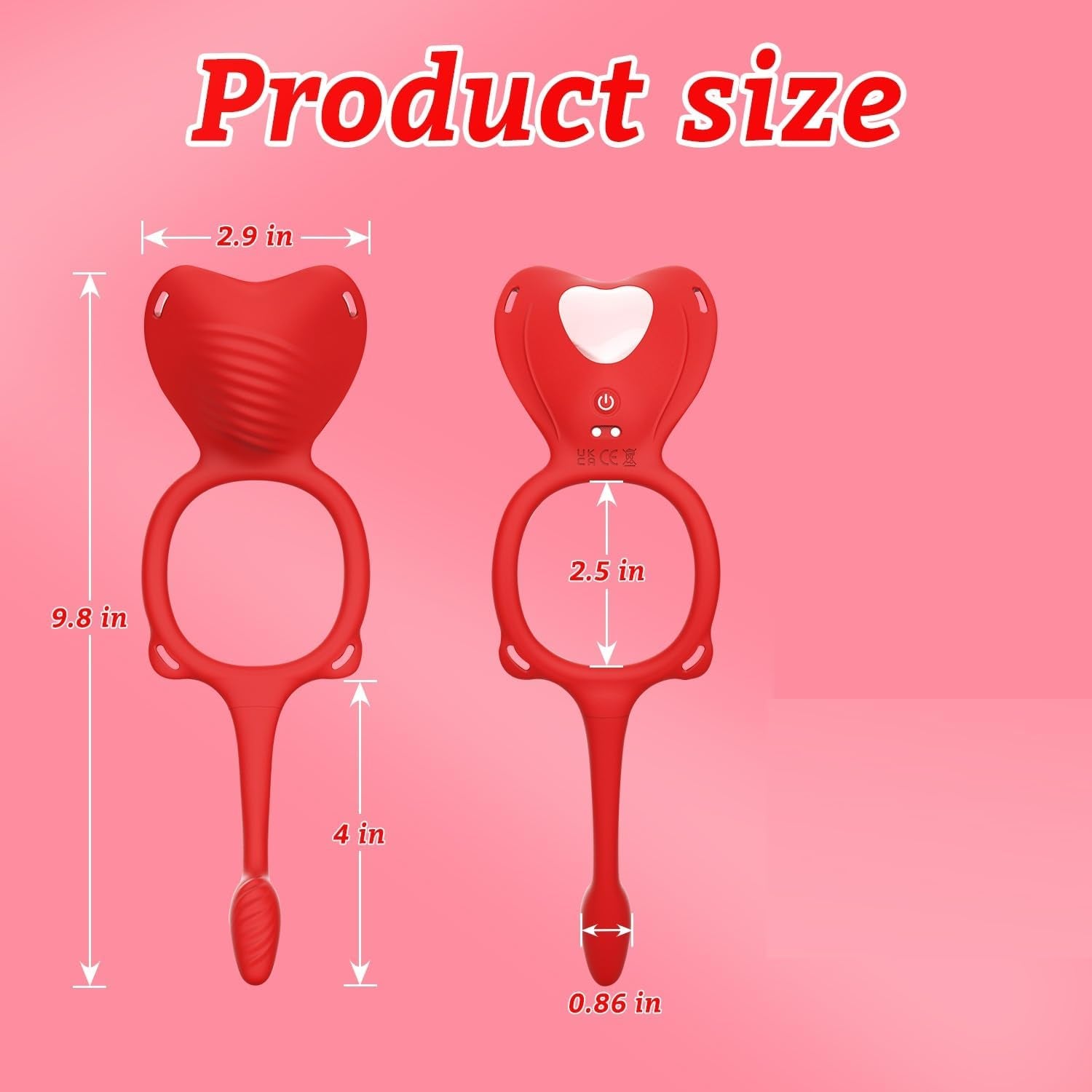 TriWear 3 - in - 1 Wearable Cock Ring Anal Plug 9 Modes - SinfulX - Personal Care > Sexual Wellness > Couples Cock Ring