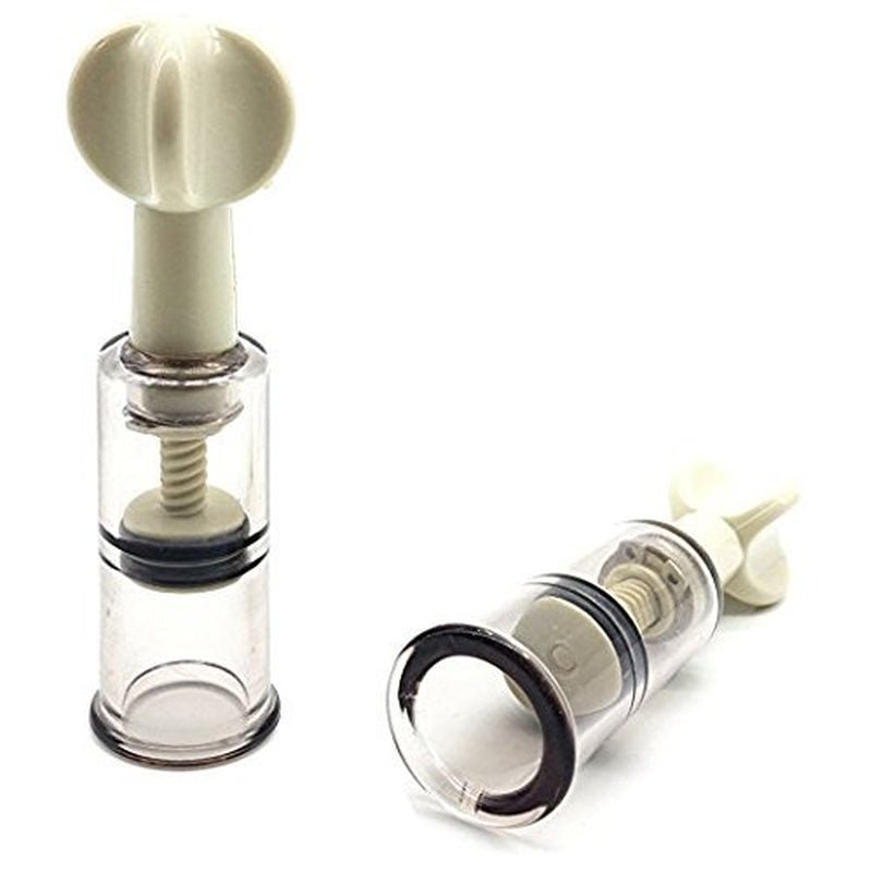 TwistVacuum Manual Nipple Corrector Cups for Flat Nipples - SinfulX - Personal Care > Sexual Wellness > Nipple Stimulator