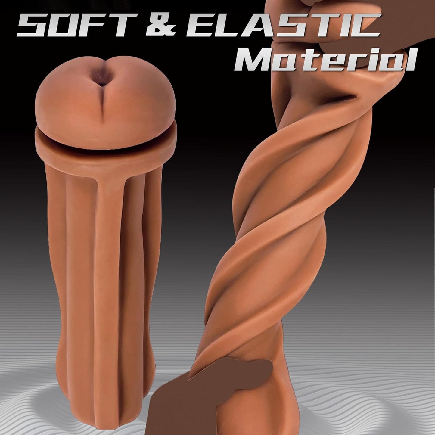 Anal Male Masturbator Cup Sex Toys for Men, Realistic Anal Sex with 8.5In Depth Pocket Pussy Stroker, Man Masturbation Cup for Penis Stimulator, Portable Pocket Pussies Ass for Blowjob Sex Machine - SinfulX - 